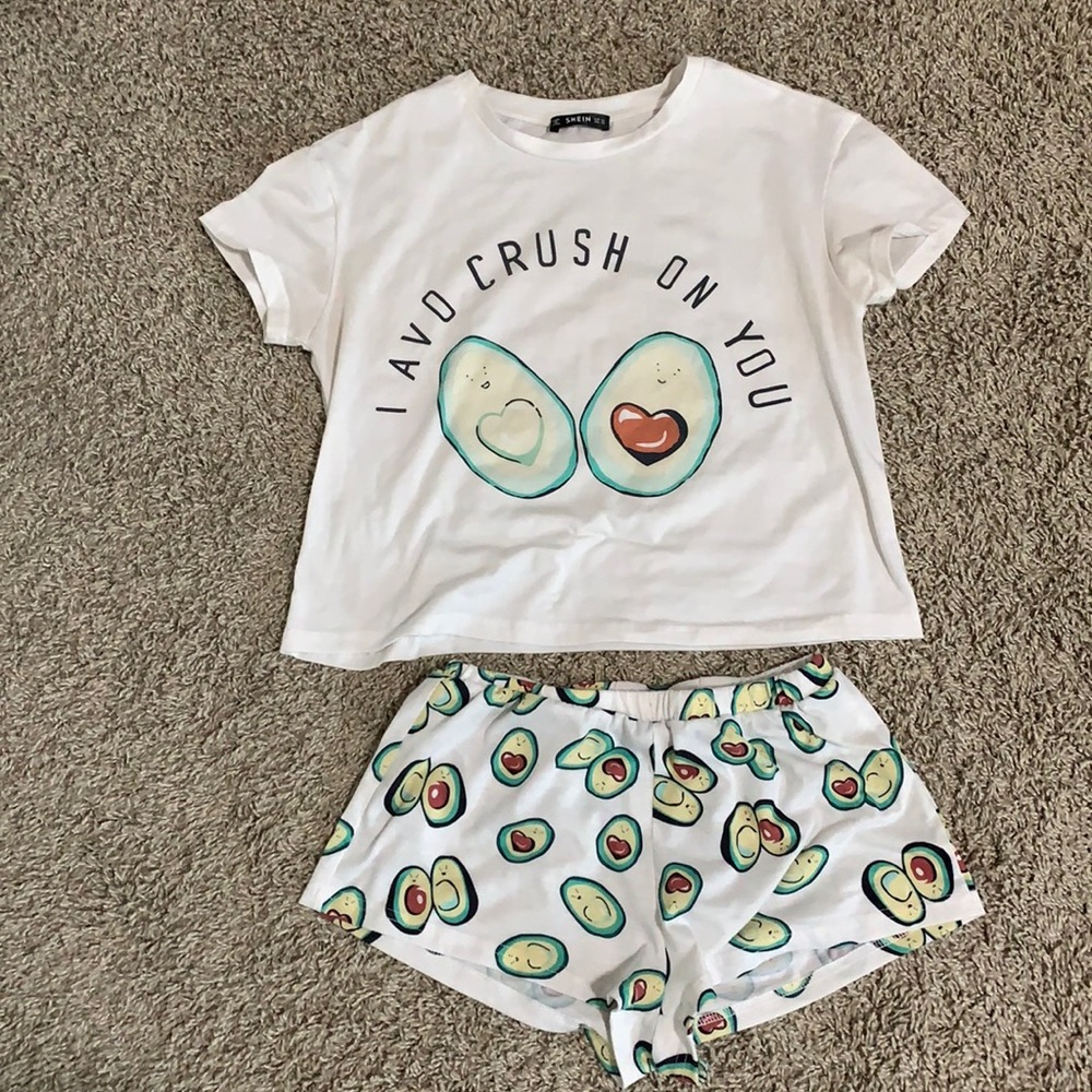 Cute avocodo pajamas